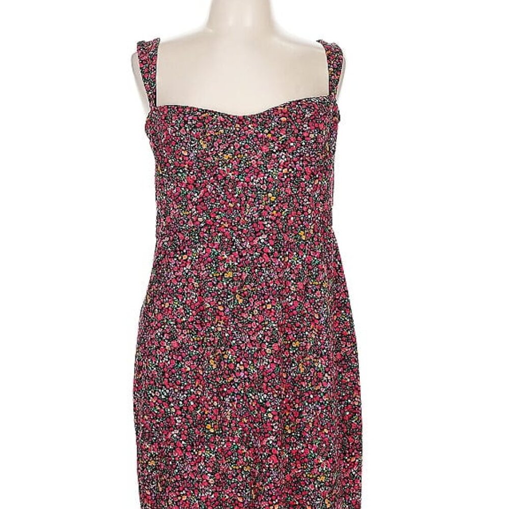 Hutch Floral Print Cocktail Dress – Balconette Neckline